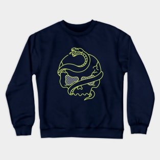 Death Snake and Skull Crewneck Sweatshirt